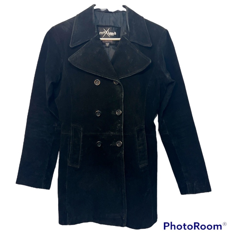 Black Leather Coat